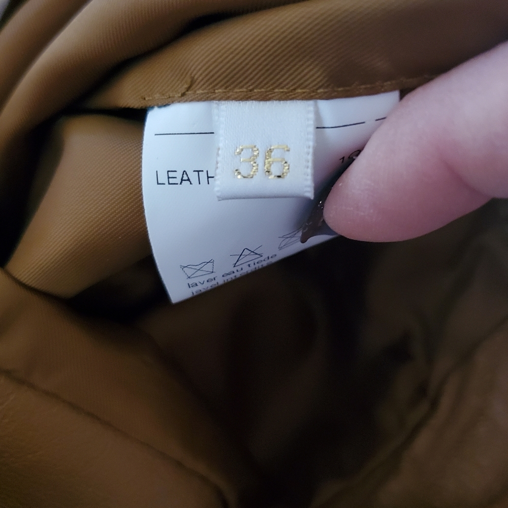 Loranzo Italy Leather Pencil Skirt - Picture 14 of 14